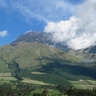 View of Imbabura (4610m) from the upper balcony.