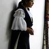 Thalia in traditional Otovaliña clothes